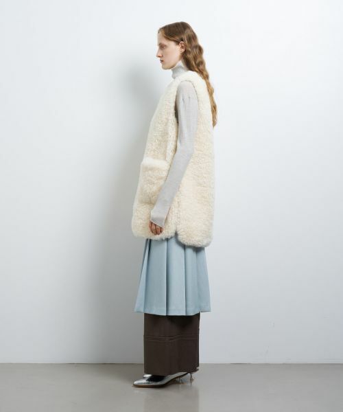 LANVIN en Bleu / ランバン オン ブルー テーラードジャケット | フェイクファーベスト | 詳細2