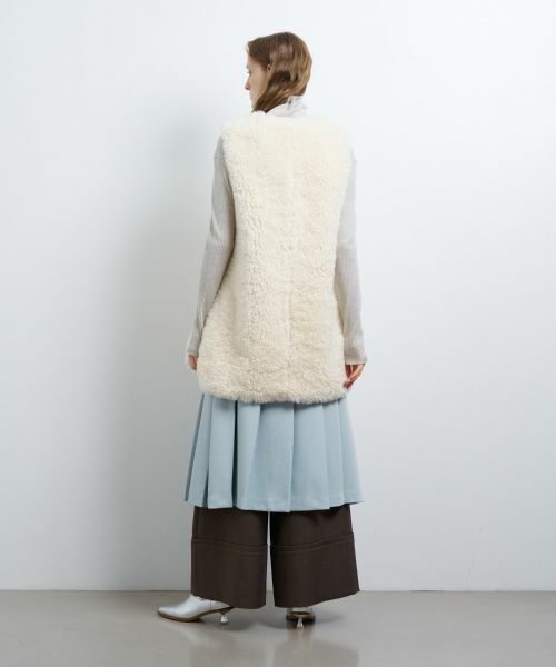 LANVIN en Bleu / ランバン オン ブルー テーラードジャケット | フェイクファーベスト | 詳細3