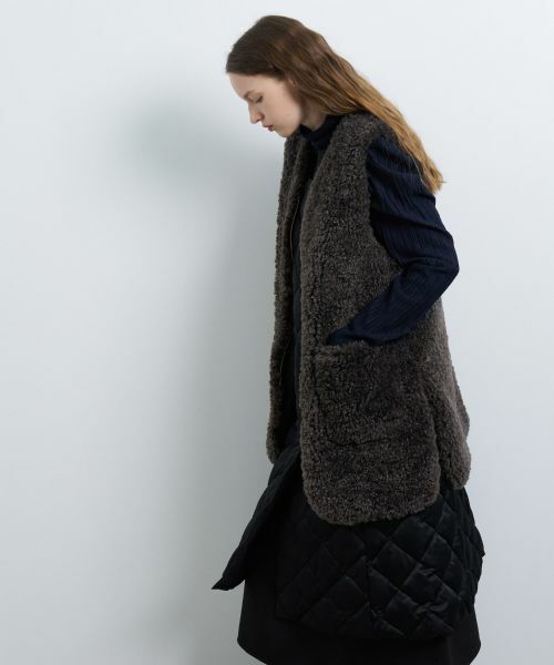 LANVIN en Bleu / ランバン オン ブルー テーラードジャケット | フェイクファーベスト | 詳細6