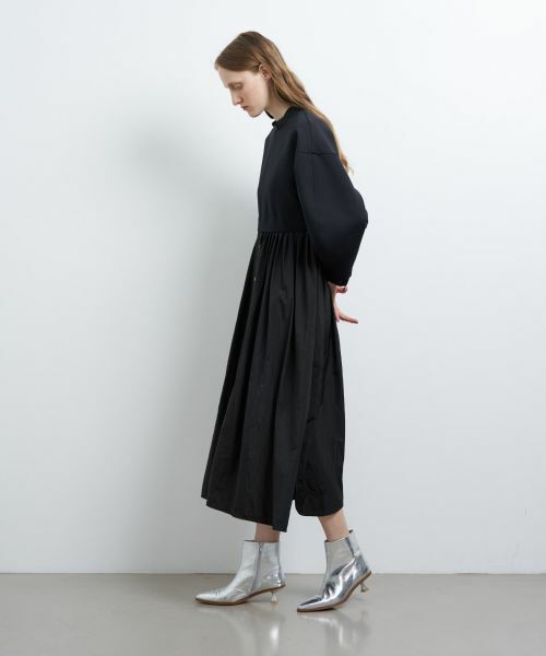 LANVIN en Bleu / ランバン オン ブルー ドレス | シャツスカートカットコンビワンピース | 詳細17