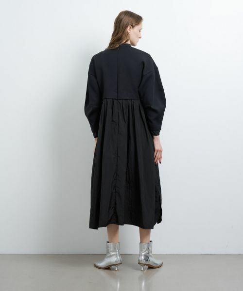 LANVIN en Bleu / ランバン オン ブルー ドレス | シャツスカートカットコンビワンピース | 詳細18