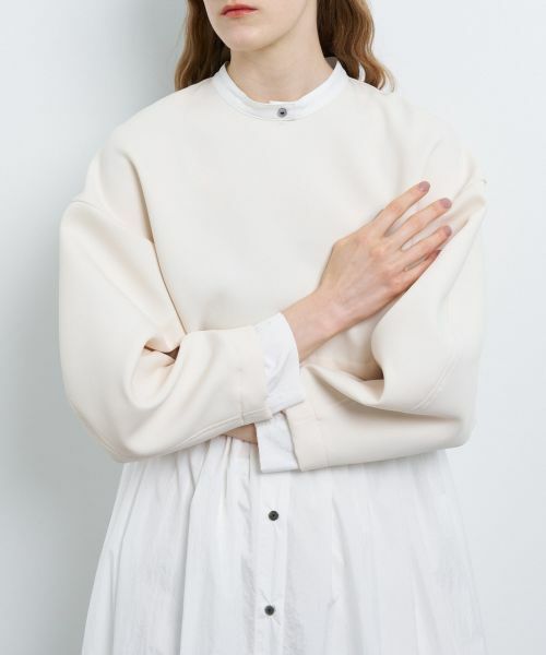 LANVIN en Bleu / ランバン オン ブルー ドレス | シャツスカートカットコンビワンピース | 詳細6