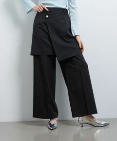 LANVIN en Bleu / ランバン オン ブルー その他パンツ | ストライプレイヤードパンツ