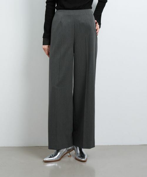 LANVIN en Bleu / ランバン オン ブルー その他パンツ | ストライプレイヤードパンツ | 詳細6