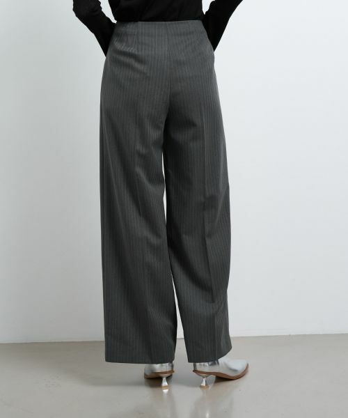 LANVIN en Bleu / ランバン オン ブルー その他パンツ | ストライプレイヤードパンツ | 詳細8