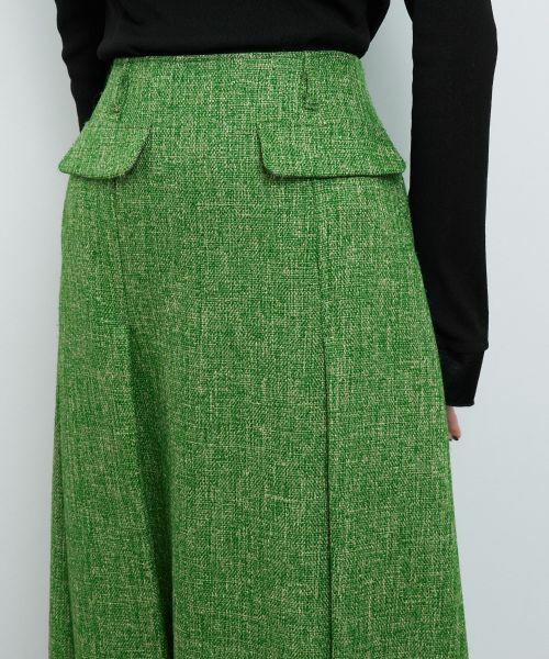 LANVIN en Bleu / ランバン オン ブルー ロング・マキシ丈スカート | ツイードタックスカート | 詳細11