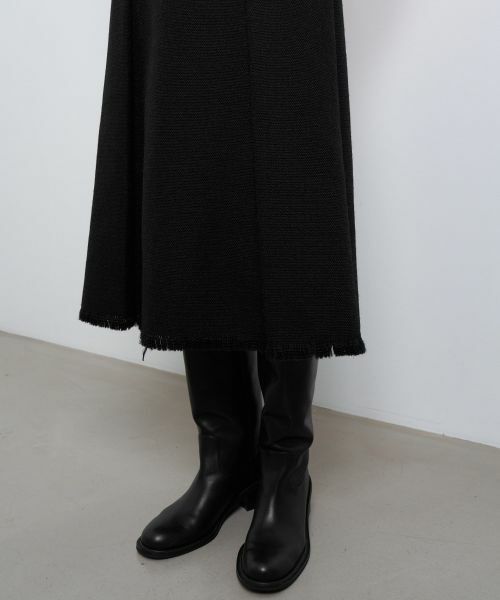 LANVIN en Bleu / ランバン オン ブルー ロング・マキシ丈スカート | ツイードタックスカート | 詳細4