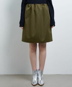 LANVIN en Bleu / ランバン オン ブルー ロング・マキシ丈スカート | トリプルクロスメモリーサテンミニスカート