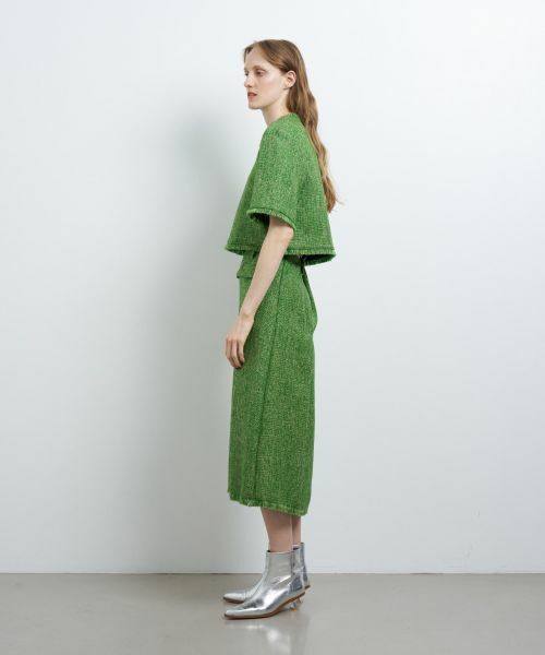 LANVIN en Bleu / ランバン オン ブルー シャツ・ブラウス | ツイードプルオーバーショートブラウス | 詳細9