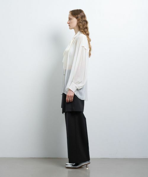 LANVIN en Bleu / ランバン オン ブルー シャツ・ブラウス | シアーヨーリューボウタイブラウス | 詳細2