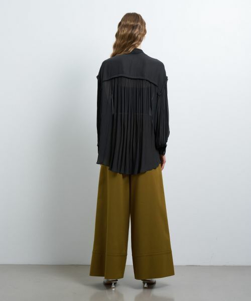 LANVIN en Bleu / ランバン オン ブルー シャツ・ブラウス | シアーヨーリューボウタイブラウス | 詳細9