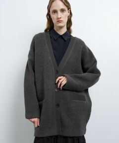 LANVIN en Bleu / ランバン オン ブルー カーディガン・ボレロ | Vネックブークレニットカーディガン