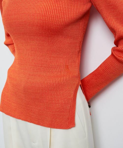 LANVIN en Bleu / ランバン オン ブルー ニット・セーター | メランジブライトリブタートル | 詳細17