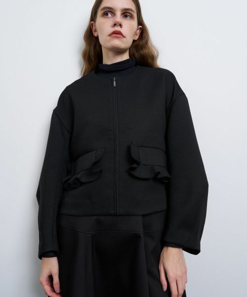 LANVIN en Bleu / ランバン オン ブルー テーラードジャケット | トリプルクロスフリルポケットジャケット | 詳細12