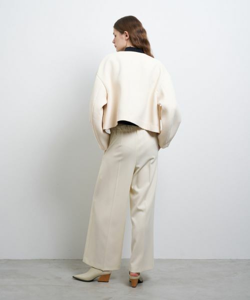 LANVIN en Bleu / ランバン オン ブルー テーラードジャケット | トリプルクロスフリルポケットジャケット | 詳細3