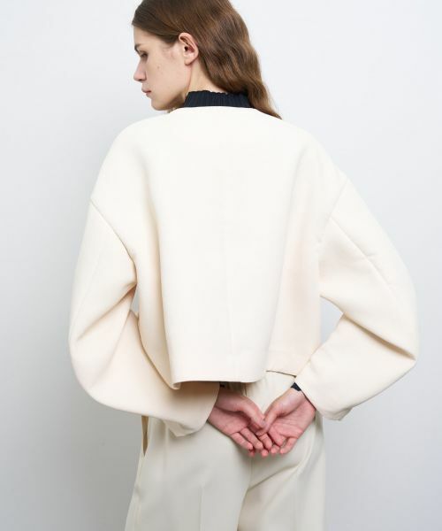 LANVIN en Bleu / ランバン オン ブルー テーラードジャケット | トリプルクロスフリルポケットジャケット | 詳細6