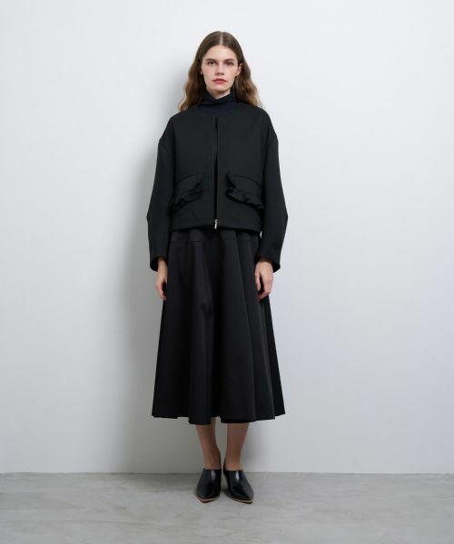 LANVIN en Bleu / ランバン オン ブルー テーラードジャケット | トリプルクロスフリルポケットジャケット | 詳細9