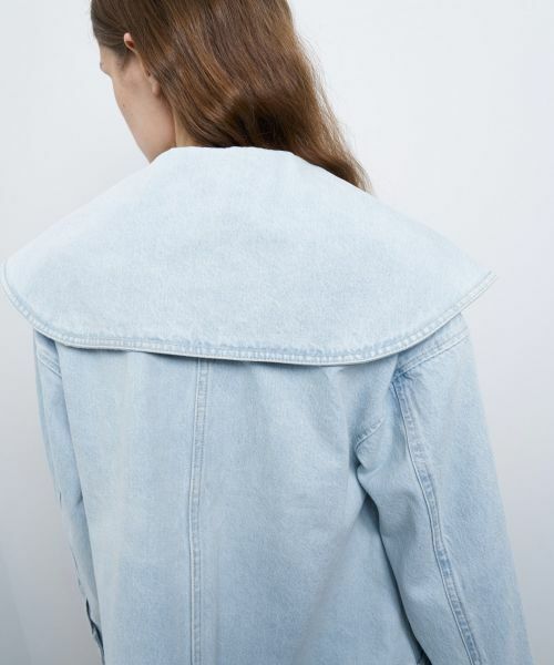 LANVIN en Bleu / ランバン オン ブルー テーラードジャケット | ビッグカラーデニムジャケット | 詳細13