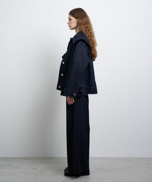 LANVIN en Bleu / ランバン オン ブルー テーラードジャケット | ビッグカラーデニムジャケット | 詳細5