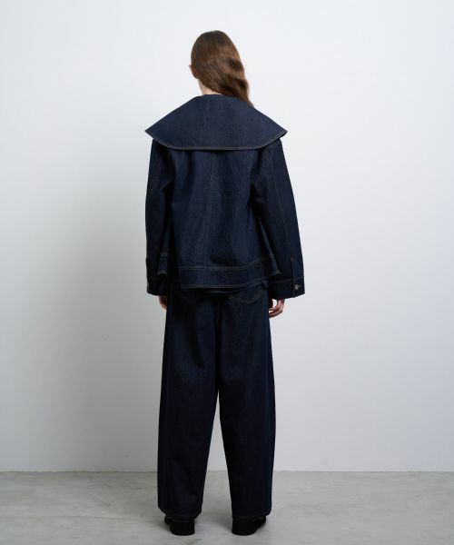 LANVIN en Bleu / ランバン オン ブルー テーラードジャケット | ビッグカラーデニムジャケット | 詳細6