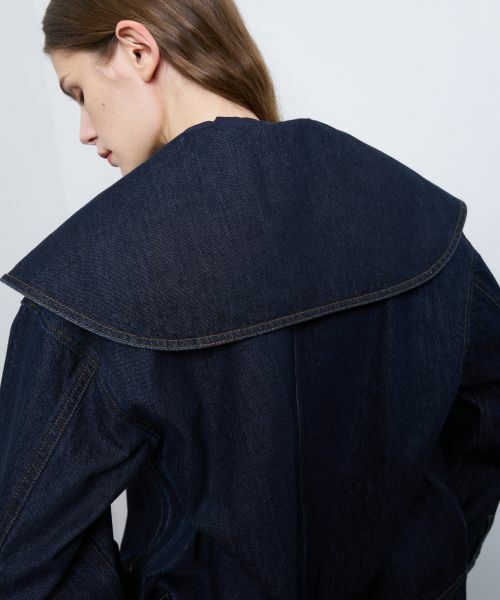 LANVIN en Bleu / ランバン オン ブルー テーラードジャケット | ビッグカラーデニムジャケット | 詳細9