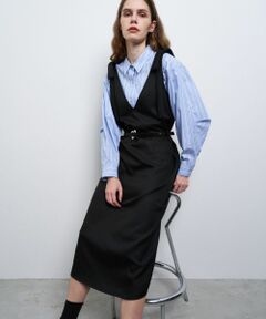 LANVIN en Bleu / ランバン オン ブルー ドレス | リボンジャンパードレス