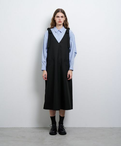 LANVIN en Bleu / ランバン オン ブルー ドレス | リボンジャンパードレス | 詳細1