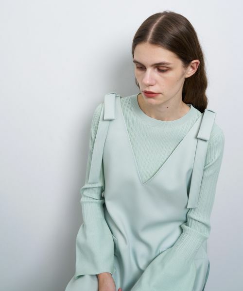 LANVIN en Bleu / ランバン オン ブルー ドレス | リボンジャンパードレス | 詳細12