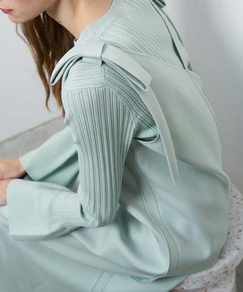 LANVIN en Bleu / ランバン オン ブルー ドレス | リボンジャンパードレス | 詳細13