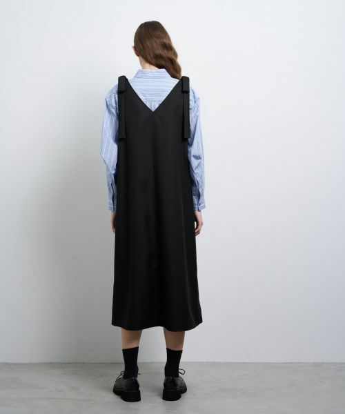 LANVIN en Bleu / ランバン オン ブルー ドレス | リボンジャンパードレス | 詳細3