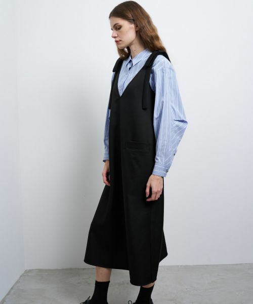 LANVIN en Bleu / ランバン オン ブルー ドレス | リボンジャンパードレス | 詳細4