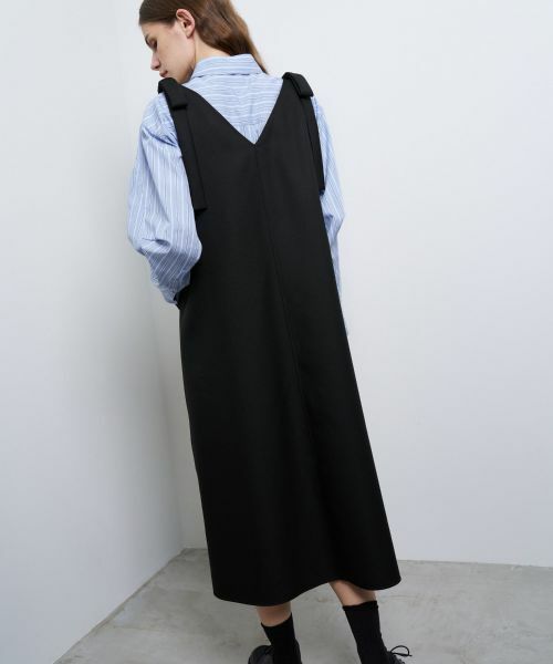 LANVIN en Bleu / ランバン オン ブルー ドレス | リボンジャンパードレス | 詳細5