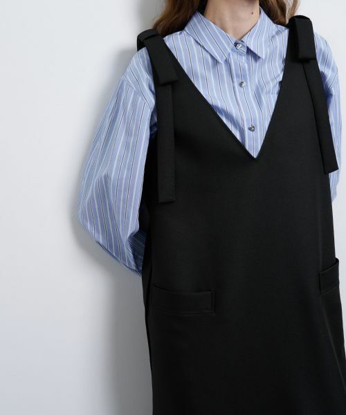 LANVIN en Bleu / ランバン オン ブルー ドレス | リボンジャンパードレス | 詳細6