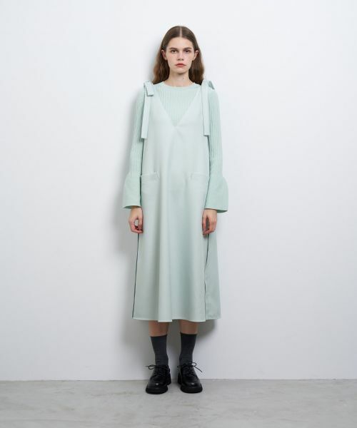 LANVIN en Bleu / ランバン オン ブルー ドレス | リボンジャンパードレス | 詳細8