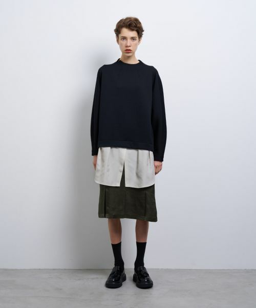 LANVIN en Bleu / ランバン オン ブルー ドレス | レイヤードコンビワンピース | 詳細1