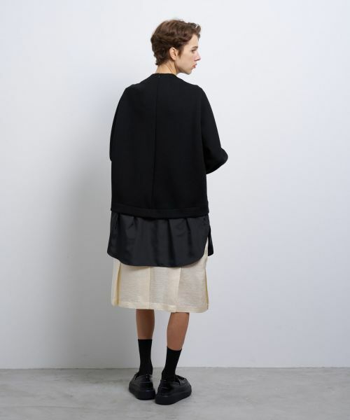 LANVIN en Bleu / ランバン オン ブルー ドレス | レイヤードコンビワンピース | 詳細10