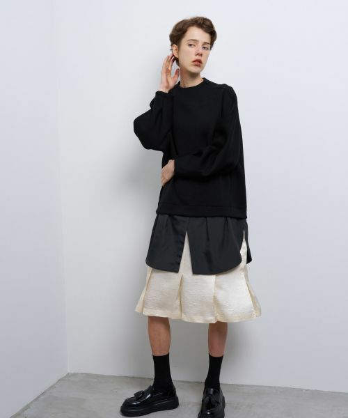 LANVIN en Bleu / ランバン オン ブルー ドレス | レイヤードコンビワンピース | 詳細11