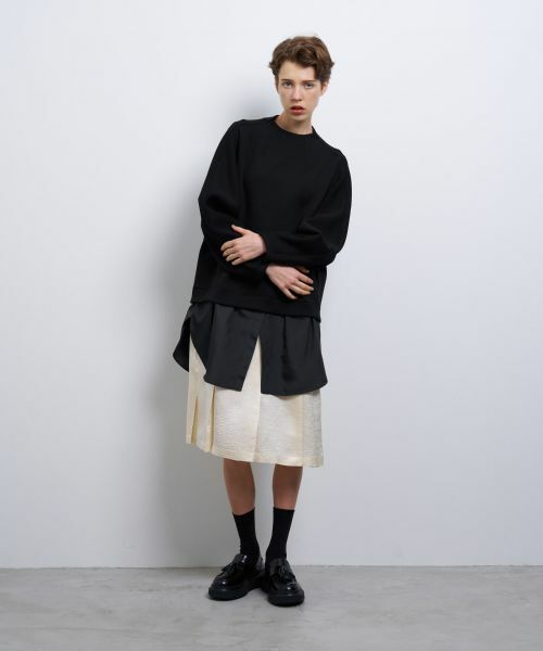 LANVIN en Bleu / ランバン オン ブルー ドレス | レイヤードコンビワンピース | 詳細13