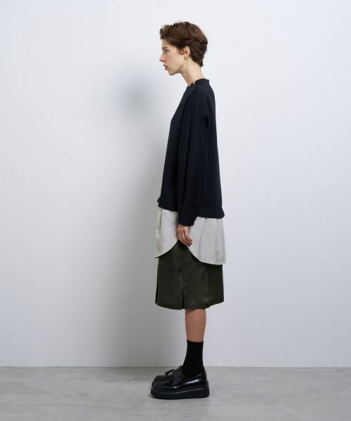 LANVIN en Bleu / ランバン オン ブルー ドレス | レイヤードコンビワンピース | 詳細2