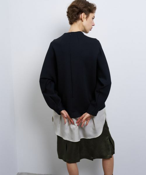 LANVIN en Bleu / ランバン オン ブルー ドレス | レイヤードコンビワンピース | 詳細5