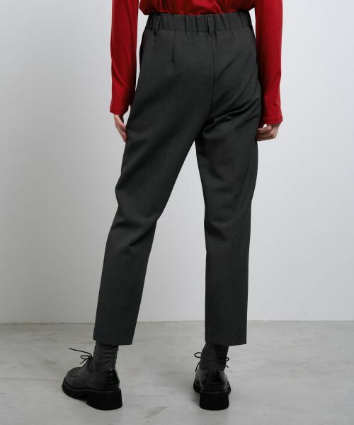 LANVIN en Bleu / ランバン オン ブルー その他パンツ | ダブルクロスゴムテーパードパンツ | 詳細11