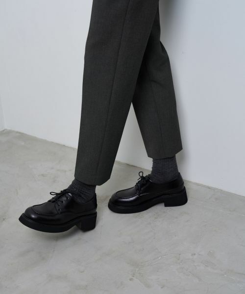 LANVIN en Bleu / ランバン オン ブルー その他パンツ | ダブルクロスゴムテーパードパンツ | 詳細13