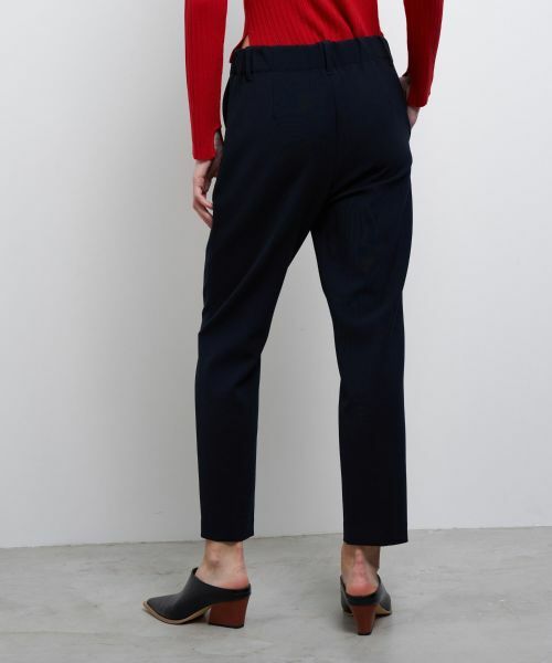 LANVIN en Bleu / ランバン オン ブルー その他パンツ | ダブルクロスゴムテーパードパンツ | 詳細2