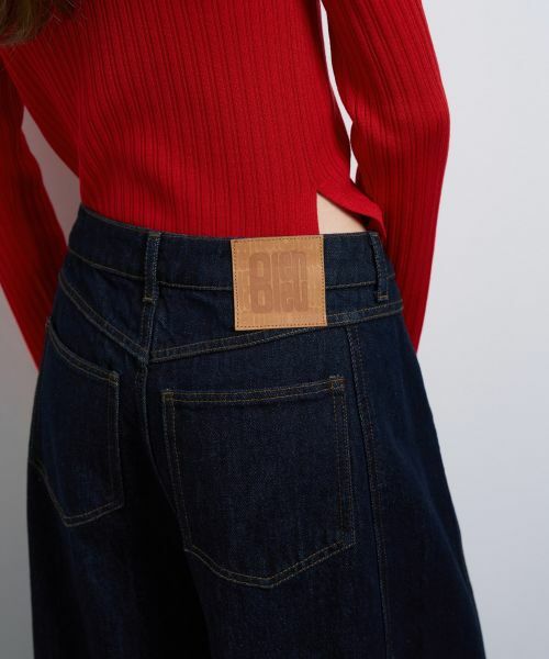 LANVIN en Bleu / ランバン オン ブルー その他パンツ | ボリュームワイドデニムパンツ | 詳細12