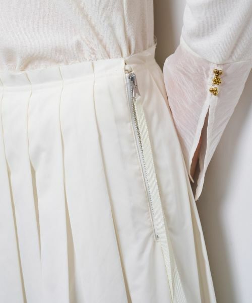 LANVIN en Bleu / ランバン オン ブルー ロング・マキシ丈スカート | タイプライタープリーツスカート | 詳細11