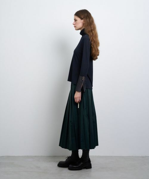 LANVIN en Bleu / ランバン オン ブルー ロング・マキシ丈スカート | タイプライタープリーツスカート | 詳細13