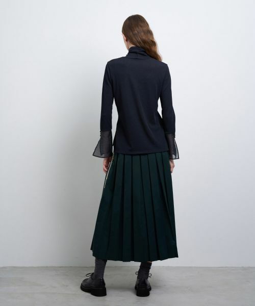 LANVIN en Bleu / ランバン オン ブルー ロング・マキシ丈スカート | タイプライタープリーツスカート | 詳細14