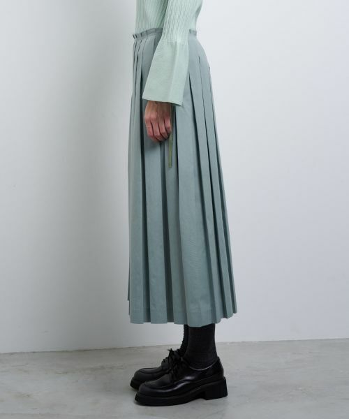 LANVIN en Bleu / ランバン オン ブルー ロング・マキシ丈スカート | タイプライタープリーツスカート | 詳細3