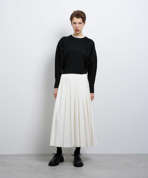 LANVIN en Bleu / ランバン オン ブルー ロング・マキシ丈スカート | タイプライタープリーツスカート | 詳細6