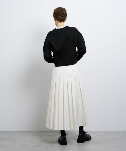 LANVIN en Bleu / ランバン オン ブルー ロング・マキシ丈スカート | タイプライタープリーツスカート | 詳細8